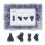 40 pezzi kit di raccordi pneumatici 5/16 OD PushToConnect 2