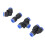 40 pezzi kit di raccordi pneumatici 5/16 OD PushToConnect 13