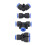 40 pezzi kit di raccordi pneumatici 5/16 OD PushToConnect 12