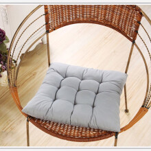 (PureLightGray) Dining Removable 4040cm Garden Patio Home Kitchen Office Chair Cushion Seat Pad