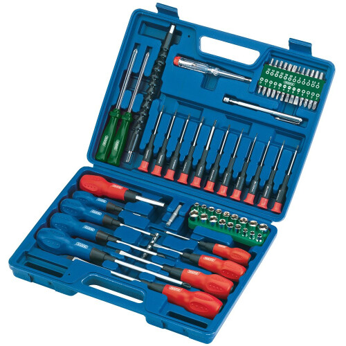 Draper Draper 40850 Screwdriver, Socket and Bit Set (70 Piece)