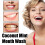 Olio di cocco per l'oil pulling con 2 raschietti per la lingua 4