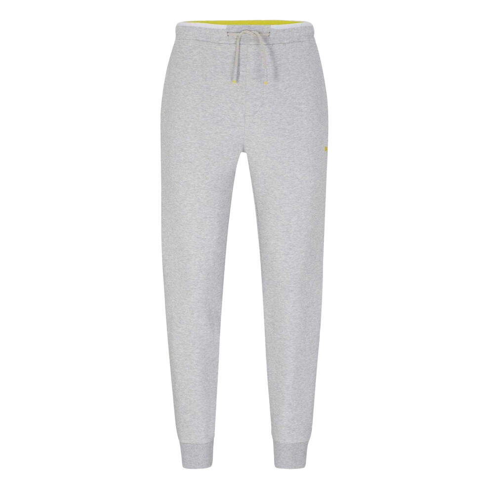 Hugo Boss Mens Hadiko 1 Side Stripe Jogging Bottoms Grey