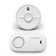 FireAngel Smoke and Carbon Monoxide Alarm 2-Pack - SB1-R Toast Proof Optical Smoke Alarm for Home and FA3313 10-Year Life Carbon Monoxide Detector