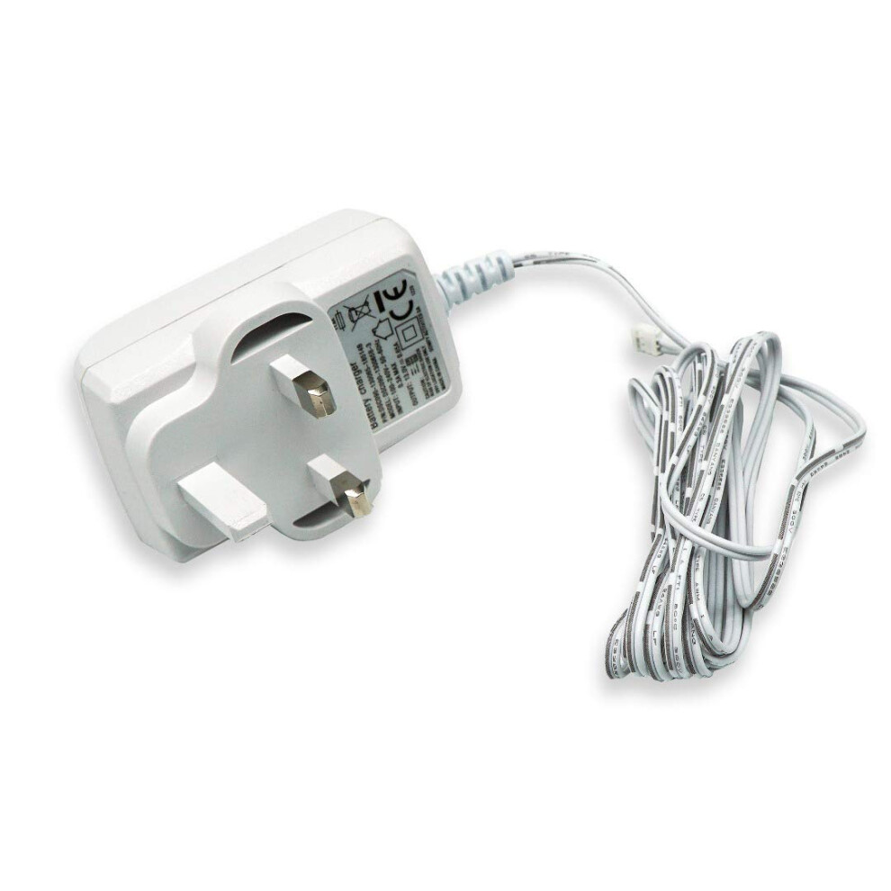 Genuine Somfy Li-Ion Ac/Dc Sonesse 3-Pin Connector Charger (V2) With Uk Plug (Sku: 9021027) 5060777793265