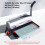 MAKEASY Binding Machine, 21-Hole, 450 Sheet, Paper Punch Binder with Starter Kit 100 PCS 3/8'' PVC Comb Bindings, Comb Binding Machine for A4/A5 2