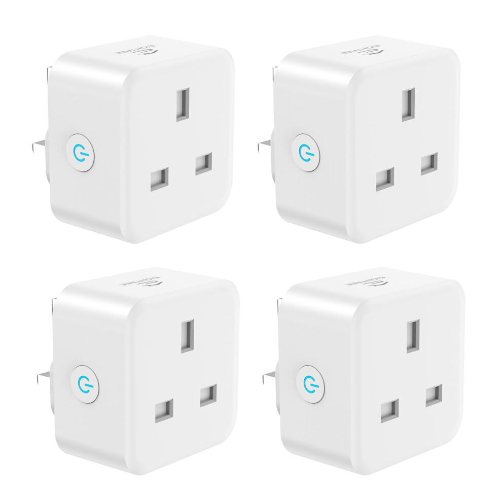 Eightree Smart Plug, 13A Wifi Smart Plug With Energy Monitoring, Smart Home Socket Works With Alexa & Google Assistant, Wireless Remote Control Timer 8000003833706