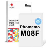 Phomemo M08F A4 Thermal Paper Compatible for M08F M08D M832 M832D M833 M834 Q302 Printers and Other A4 Thermal Printers, M08F Printer Paper 210x297mm,