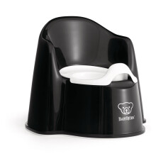 BabyBj?rn Potty Chair, Black/White