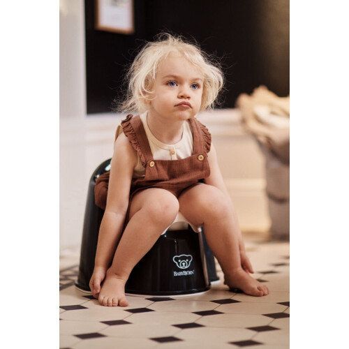 BabyBj?rn Potty Chair, Black/White 2