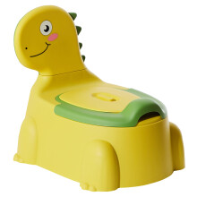 Potty Training Toilet Seat - Toddler Toilet Seat - Kids Toilet Seat with Backrest - Dinosaur Potty - Baby Toilet - Comfortable Non-Slip Splash-Proof
