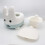 Bunny Training Potty with Back Rest, Removable Bowl & Lid (Grey) 4