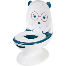 Bebeconfort Mini Size Toilet, Baby Potty Training Toilet, 1-4 Years, 0-20 kg, Lifelike Design with Splash Guard, Real Flush Sound, Removable Bowl,