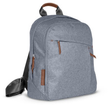UPPAbaby Changing Backpack - GREGORY (blue melange/saddle leather)