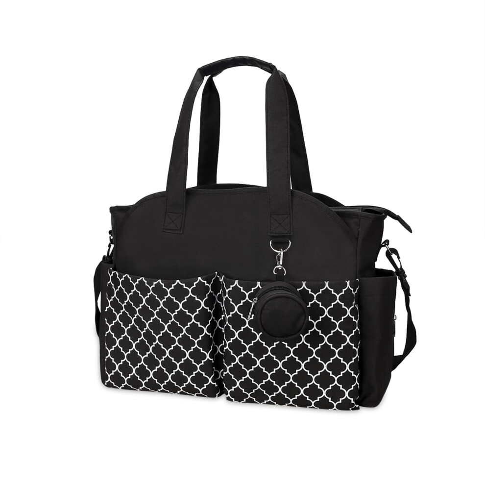 Sonarin Changing Bag For Baby, Multi-Function Baby Diaper Bag With Shoulder Strap, Maternity Travel Nappy Bag With Pacifier Bag, Large Capacity For