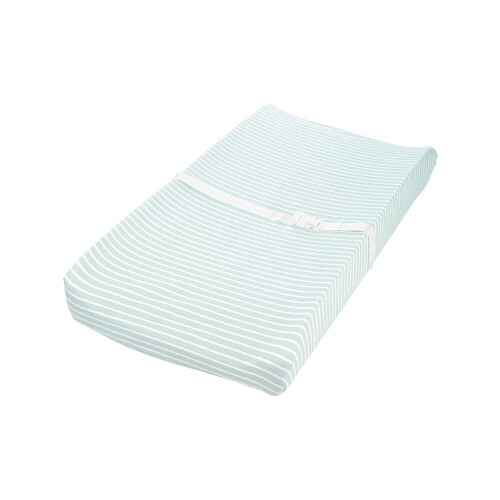 Simple Joys by Carter's Baby 2-Pack Cotton Changing Pad Covers, Stripe/Avocados, One Size 2