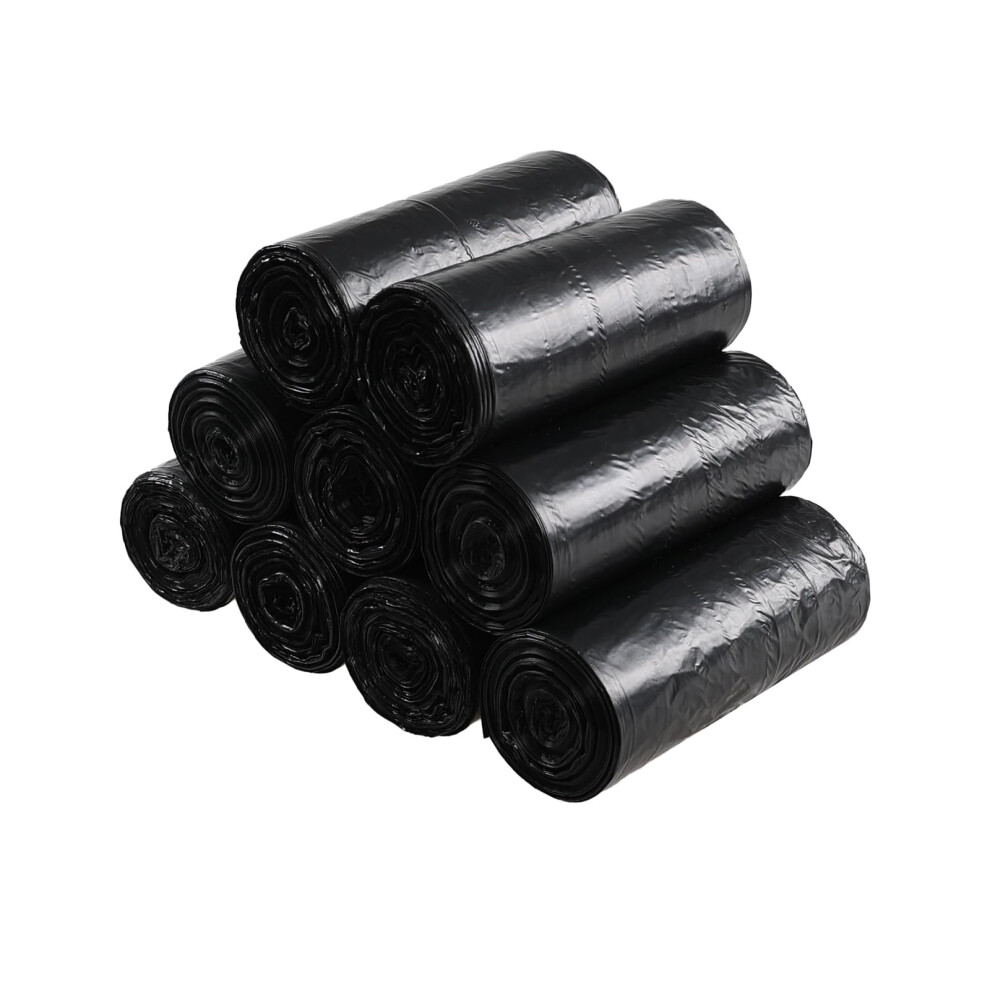 Heavy Duty Bin Bags, 30L Plastic Bin Liners, Refuse Sacks Rubbish Bags, 225 Bags Black Buyitt