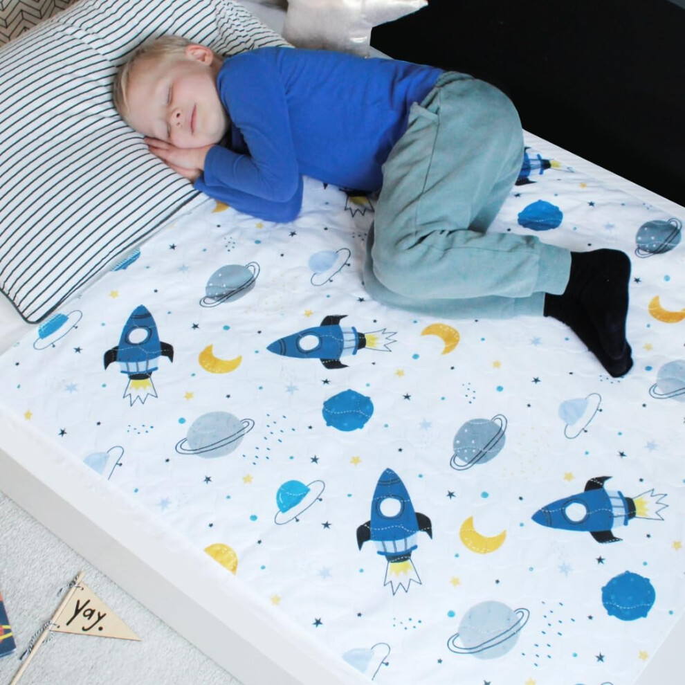 Hygge Sheets? Potty Training Bed Pads | 2Pack | 100% Waterproof | Bed Wetting Sheets For Single And Toddler Beds | Non Slip, Easy To Change At Night | Hygge Supplies