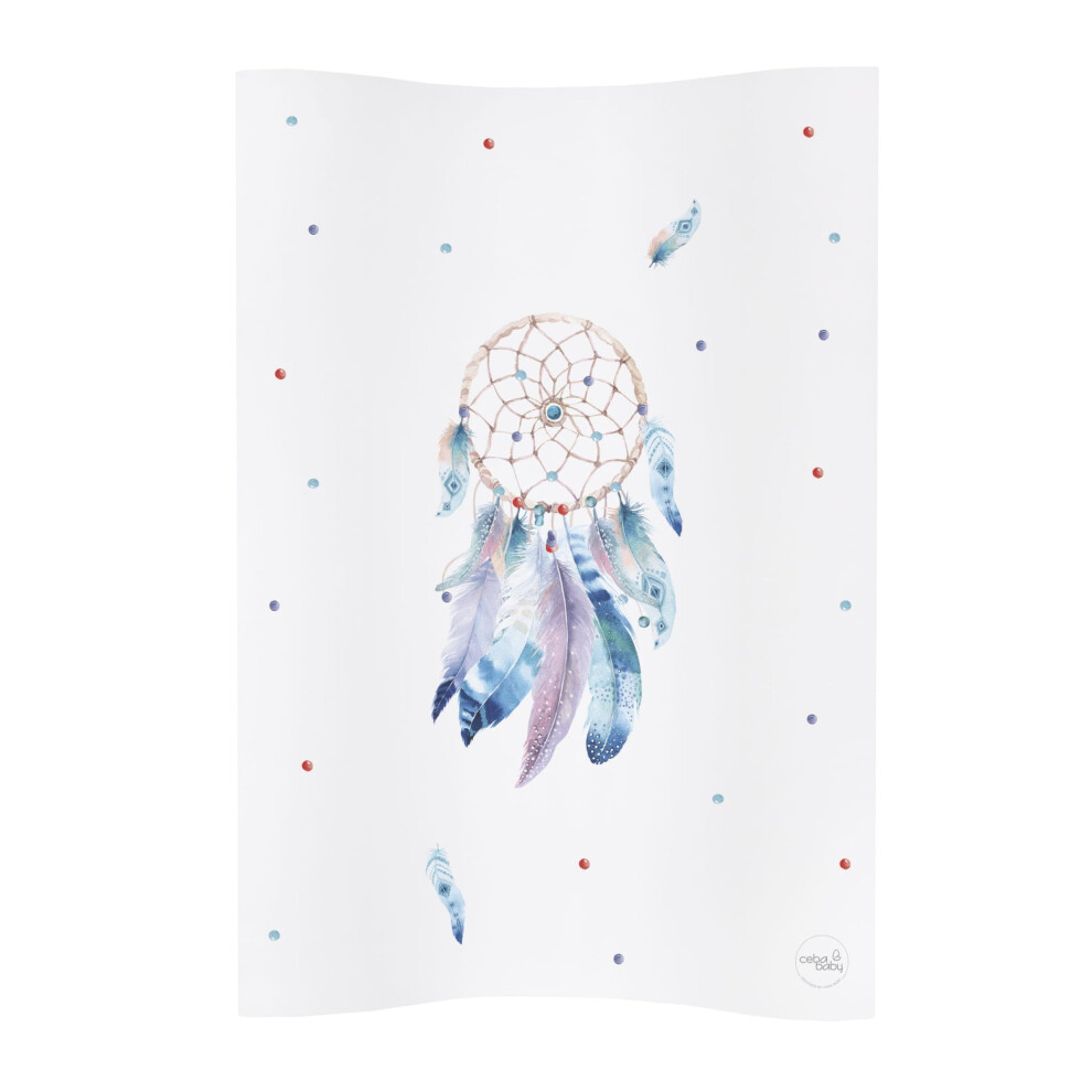 Soft Base Newborn Baby Changing Unit Mat With Raised Edges 50X70 Cm (Dreamcatcher) Baby Comfort