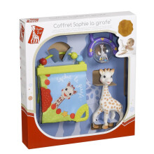 Sophie la girafe Birth Gift Set - Baby Teether, Rattle, and Activity Book