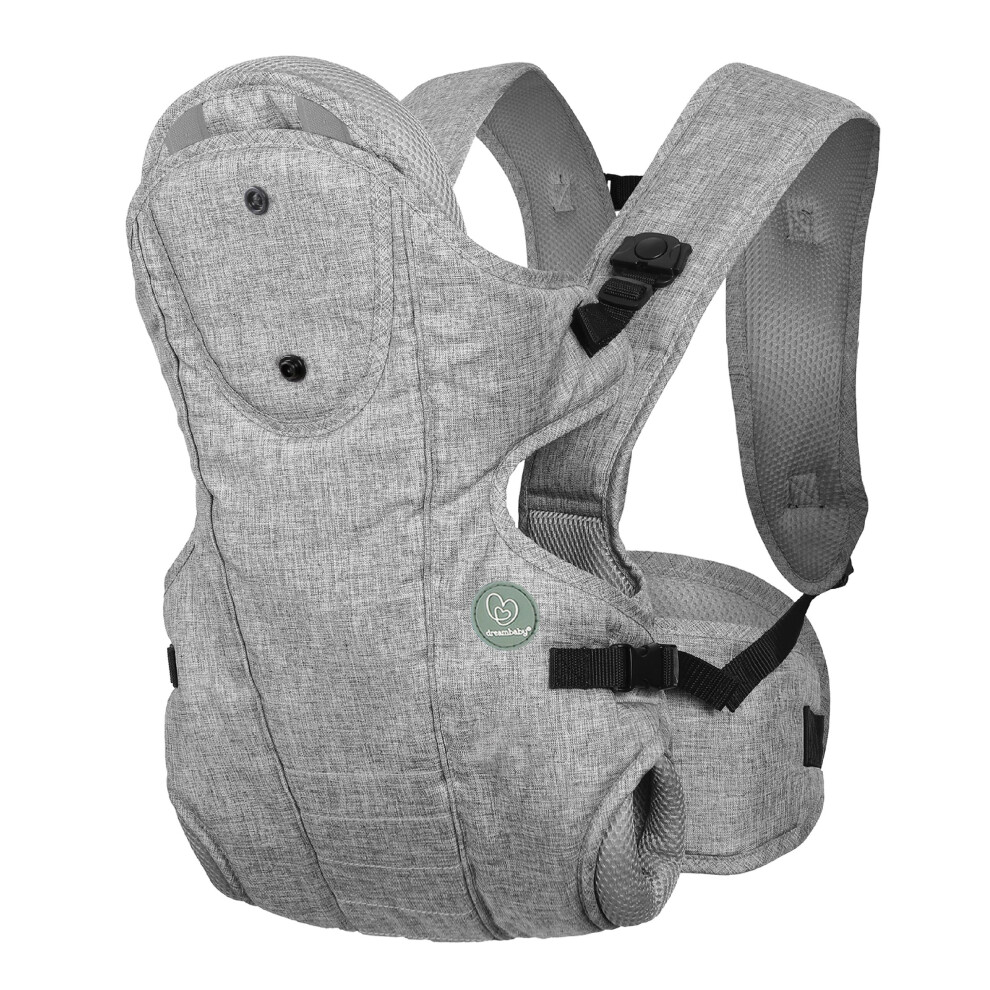 Oxford Adjustable 3-In-1 Baby Carrier ? Comfortable, Ergonomic Hip Healthy Design For Newborns To Toddlers 3.5-15Kg, Easy To Use, Breathable Dreambaby