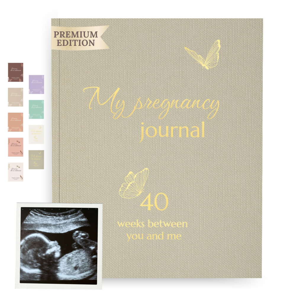 My Pregnancy Journal To Capture Every Moment Week By Week With Space For Photos And Ultrasounds, Pregnancy Diary To Keep The Most Special Huborns