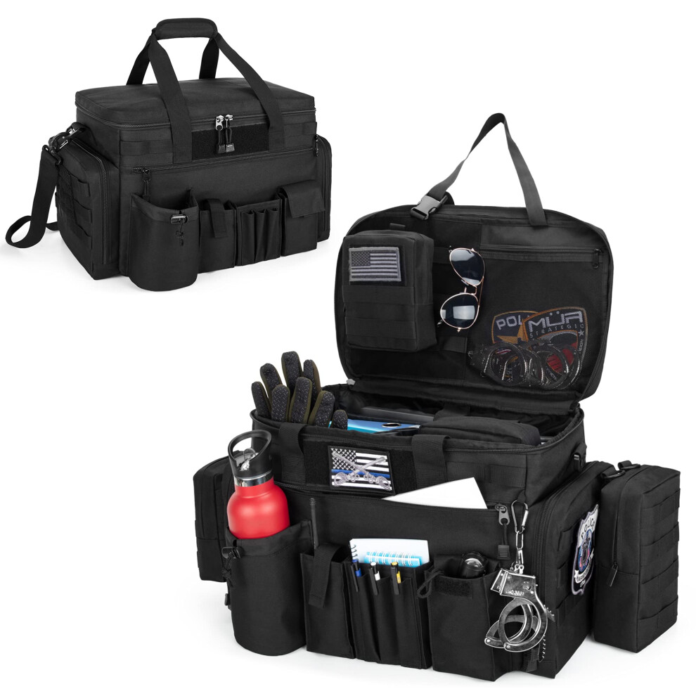 Trunab Police Organizer Bag, As Car Front Seat Organizer With 15.6? Tablet And Laptop Storage, Tactical Holdall Bag For Law Enforcement, Police 5051226069024