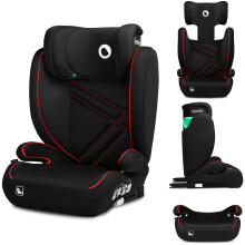 LIONELO Car Seat Hugo i-Size for Baby 15-36 kg Group 2-3(100-150cm) with ISOFIX &/or Belt Installation, 8-Level Headrest, Advanced Side Protection,