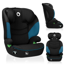 LIONELO Car Seat LARS i-Size for Baby 15-36 kg (100-150cm/4-12 Years) Universal fit with Seat Belt, Enhanced Side Protection, 10-Level headrest,
