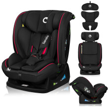 Lionelo Baby Car Seat AART i-Size for Children from birth 40 to 150cm 0-36kg Forward & Rear Facing, Universal Fit, 13 Levels Adjustable headrest,