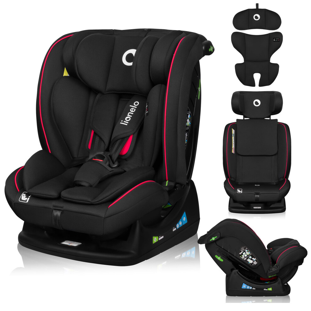 Lionelo Baby Car Seat Aart I-Size For Children From Birth 40 To 150Cm 0-36Kg Forward & Rear Facing, Universal Fit, 13 Levels Adjustable Headrest,