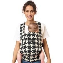 Baby Carrier - Ergonomic, Cozy and Lightweight Carrier for 3-24 Months, Effortless to Put On, Ideal for Hands-Free Parenting, Enhanced Lumbar Support,