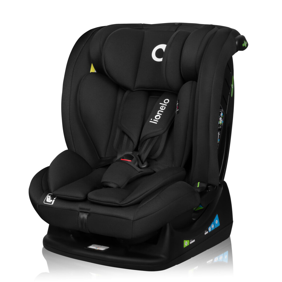 Lionelo Car Seat Izzy I-Size For Baby 40?150 Cm (Birth-12Yo) Universal Fit With Seat Belt Installation, Rear & Forward Facing, Memory Foam Headrest