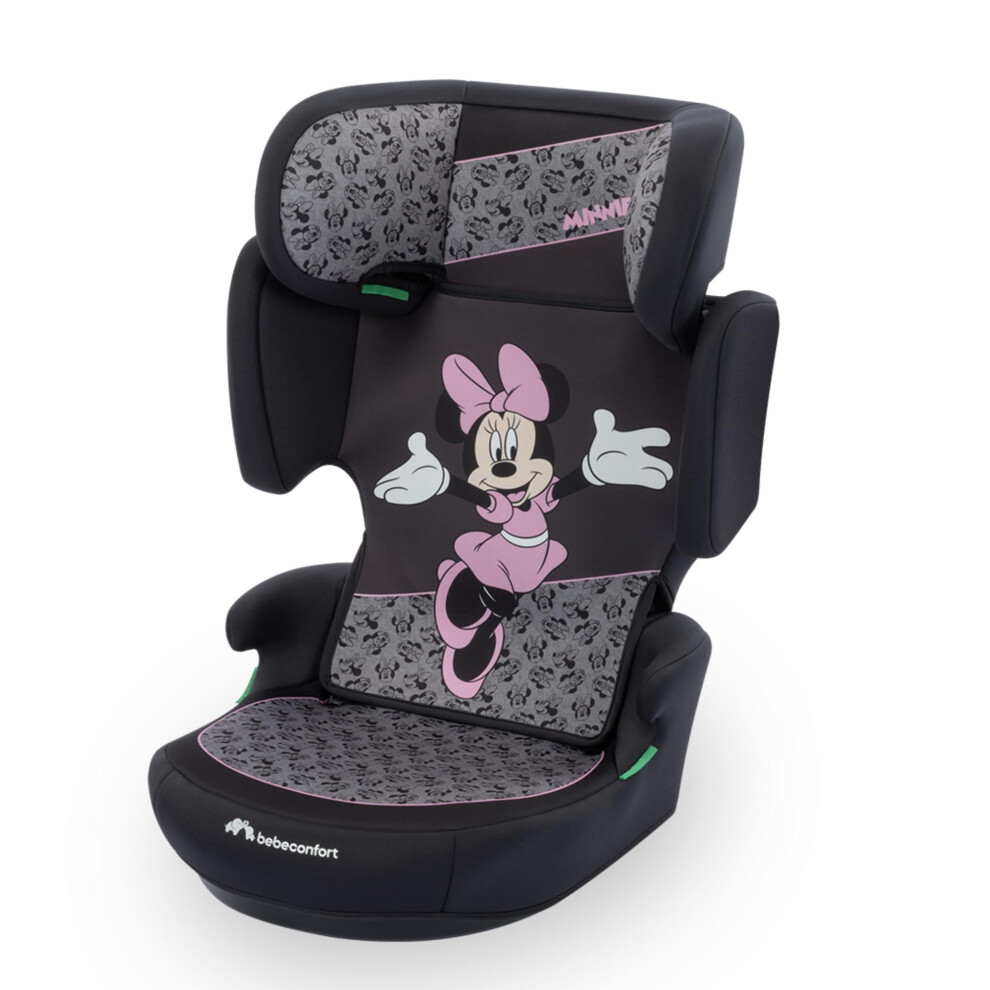 Bebeconfort Disney Roadsafe I-Size, Backrest Booster Car Seat, 3.5-12 Years (100-150Cm), Minnie Mouse Car Seat, Foldable & Lightweight, Seat Belt Bébéconfort