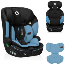 LIONELO Car Seat LEVI I-Size for Baby 9-36kg Transforms with Your Child from Infant to 12 Years, Multi-Level Headrest, Enhanced Side Protection, Easy