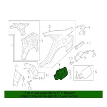81595 3S000 Tankdeckelgehäuse 81595-3S000 für  I45 Sonata 2011-2014