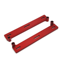 RC Auto Upgrade Voetpedaal Kit voor WPL 1/16 C64 RC Auto Upgrade Onderdelen Rood