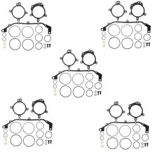 Dla Dual Vanos Zestaw Naprawczy Uszczelki O-Ring E36 E39 E46 E53 E60 E83 E85 M52Tu M54 M56