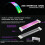 ARGB PSU Cables 2x8Pin PCIE ARGB PSU Cables Soft Silicone Bendable for Gaming PC Build 5