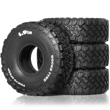 4 Stuks 1,9 Inch 116 mm Rubberen Banden voor 1/10 Rock Track Redcat Scx10 Ii voor Axiale Yikong D90 Trx4 Trx6 Rc Autoband