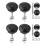 2set Push Button Quick Release Hood Bonnet Pins Lock Clip Car Bumper  Kit 1
