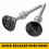 2set Push Button Quick Release Hood Bonnet Pins Lock Clip Car Bumper  Kit 7