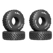 4 Stuks 1,9 Inch 116 mm Rubberen Banden voor 1/10 Rock Track Redcat Scx10 Ii voor Axiale Yikong D90 Trx4 Trx6 Rc Autoband