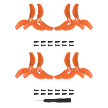 4 Paar Propellerbladen voor Avata 2 Propeller 3032S Blades  Lichtgewicht Drone Vleugelaccessoires Oranje