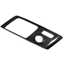 For Corvette C7 2014-2019 Real Carbon Fiber Control Gear Shift Panel Trim Accessories Manual Gear LHD