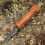 Yellow  Mushroom Knife Camping Hunting Survival Multi-Function Folding Grill Brush Tool 5