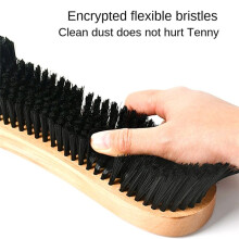 Cleaner Accessories Reusable Pool Table Brush Kit with Soft Bristles Wooden Handle Keep Billiard Rails Spotless Pristine