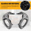 Car Multifunction Steering Wheel Button Cruise Control Volume Adjustment Button for  TUCSON IX35 2010-2015 6