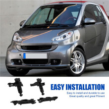 1Set Automobile Front Hood Bonnet Lower Lock & Lock Release Handle Set for for Fortwo 451 2013-2014