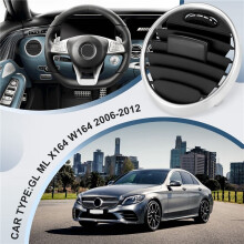 + Rechts Armaturenbrett AC Air Vent Grill 1648301954 1648302154 für - GL ML X164 Luftauslass Dekorativen Rahmen Schwarz